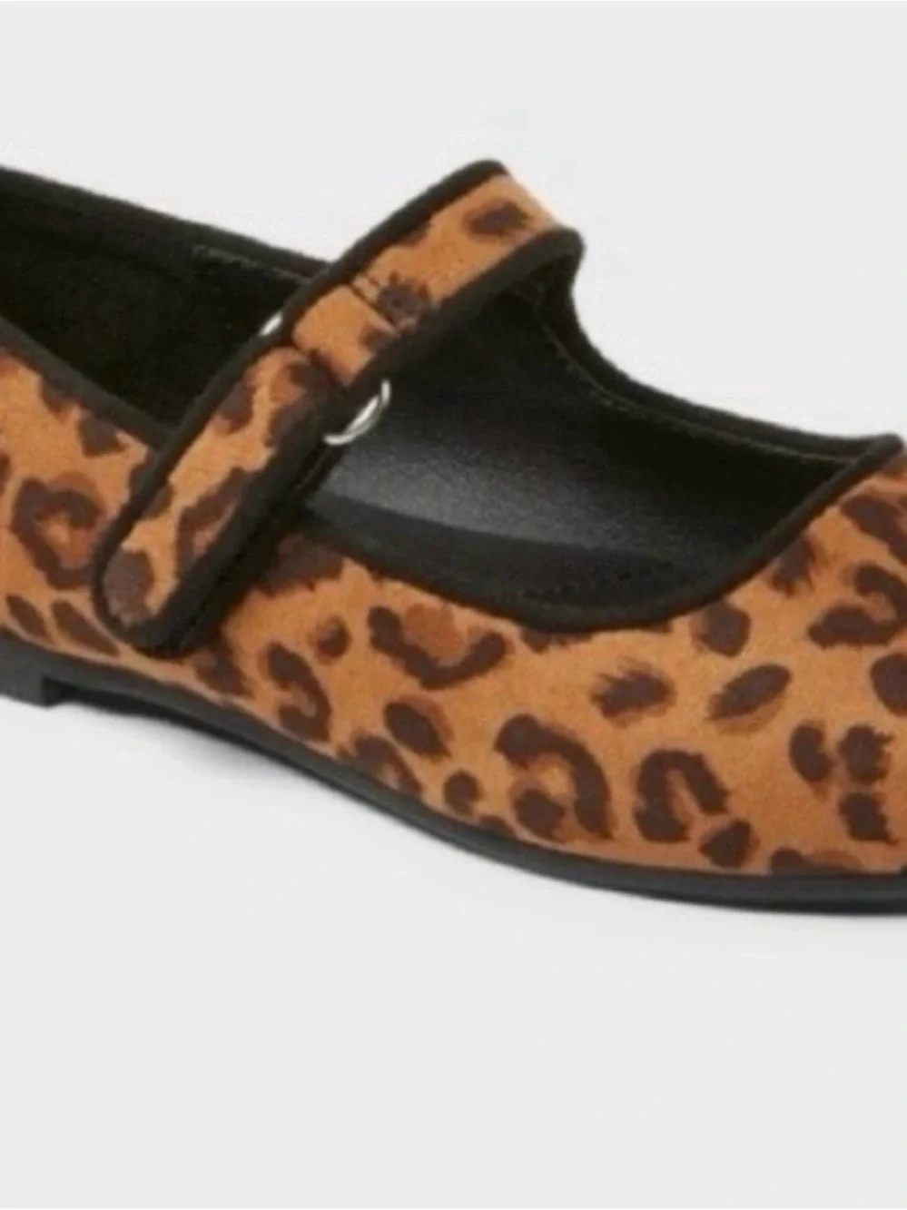 Toddler Addy Ballet Flats - Cat & Jack Tan Hook and Loop, Closed toe Size 5T